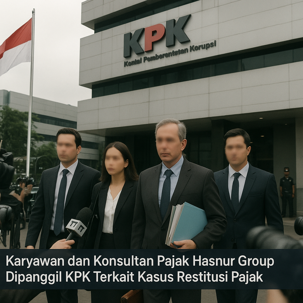 Karyawan dan Konsultan Pajak Hasnur Group Dipanggil KPK Terkait Kasus Restitusi Pajak