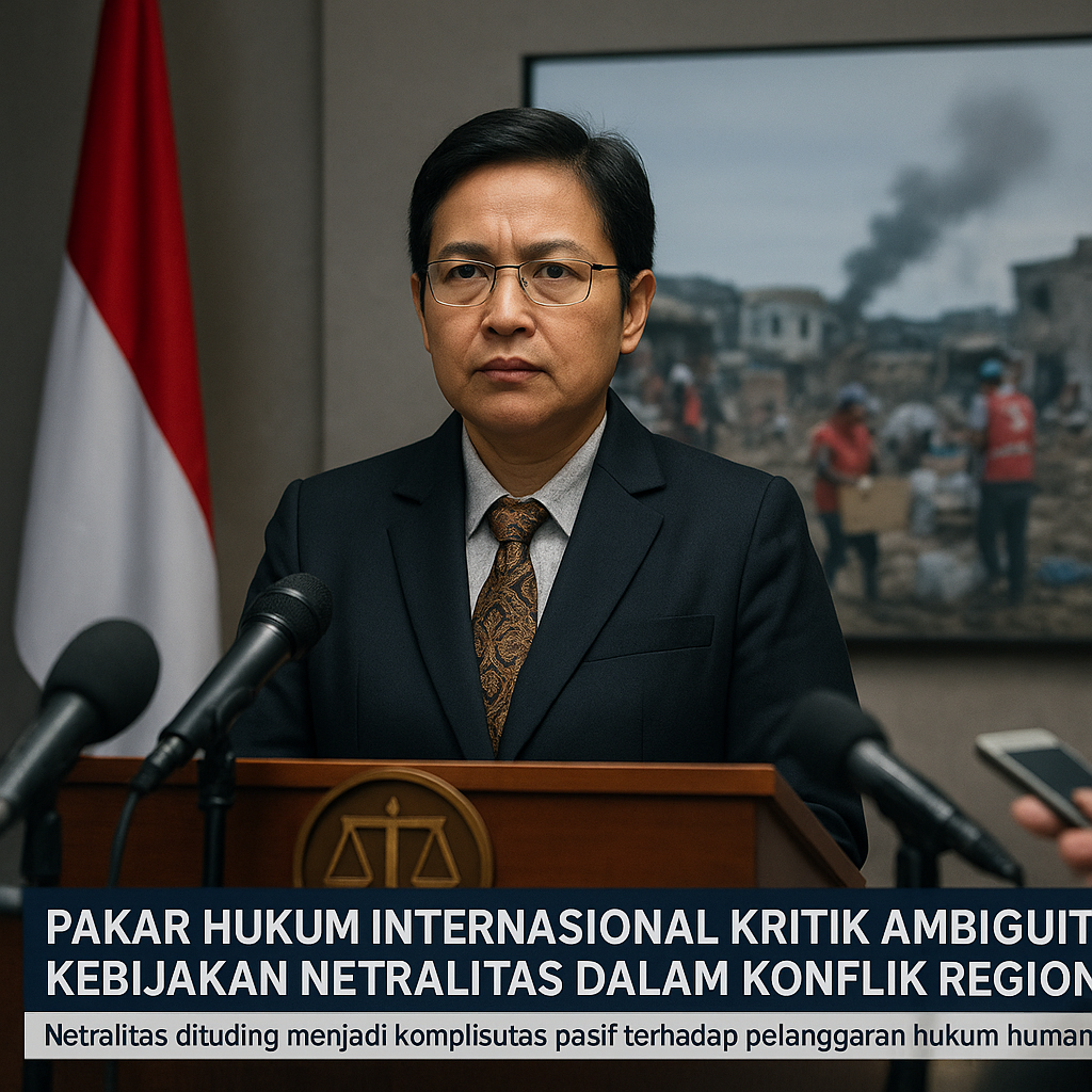 Pakar Hukum Internasional Kritik Ambiguities Kebijakan Netralitas dalam Konflik Regional