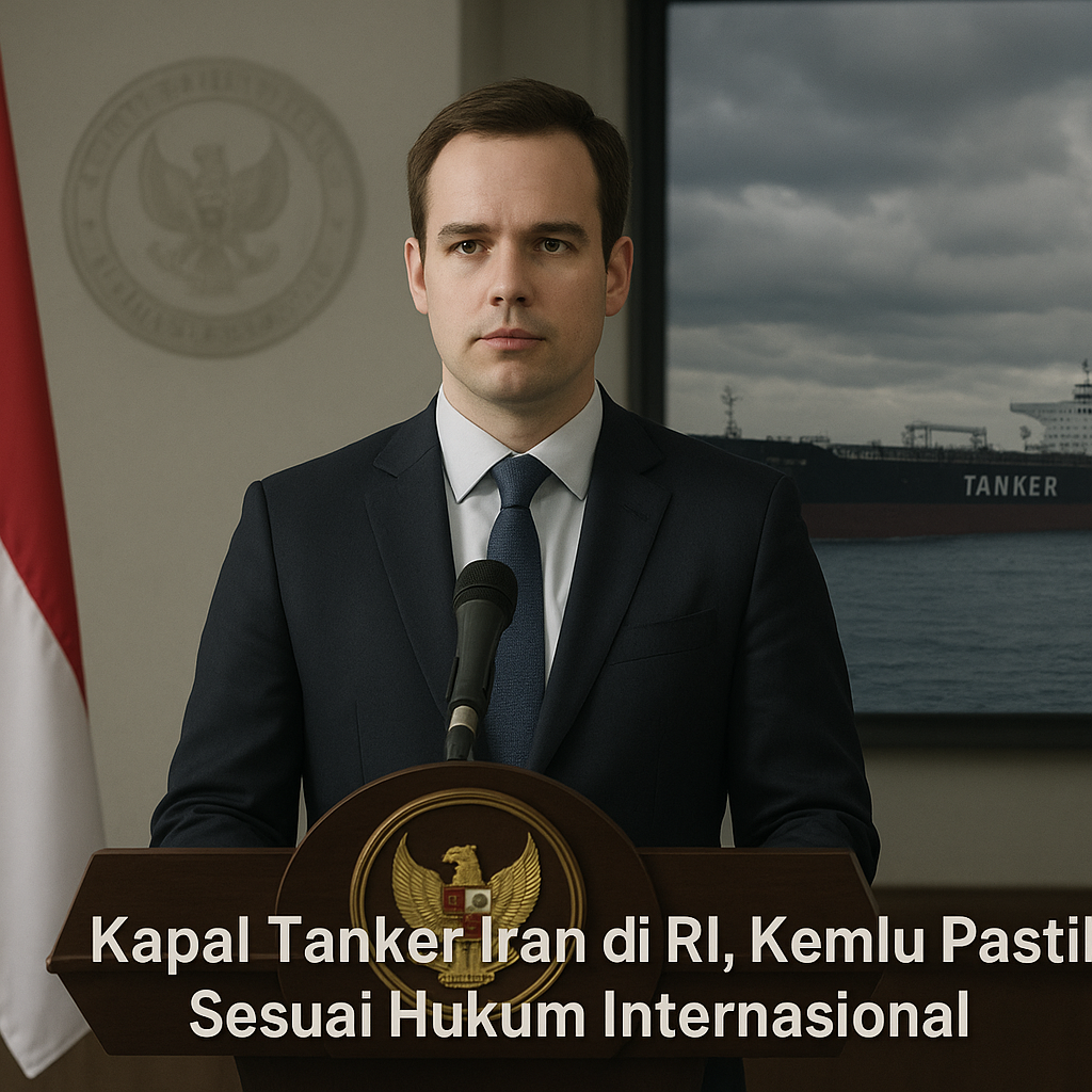 Kapal Tanker Iran di RI, Kemlu Pastikan Sesuai Hukum Internasional