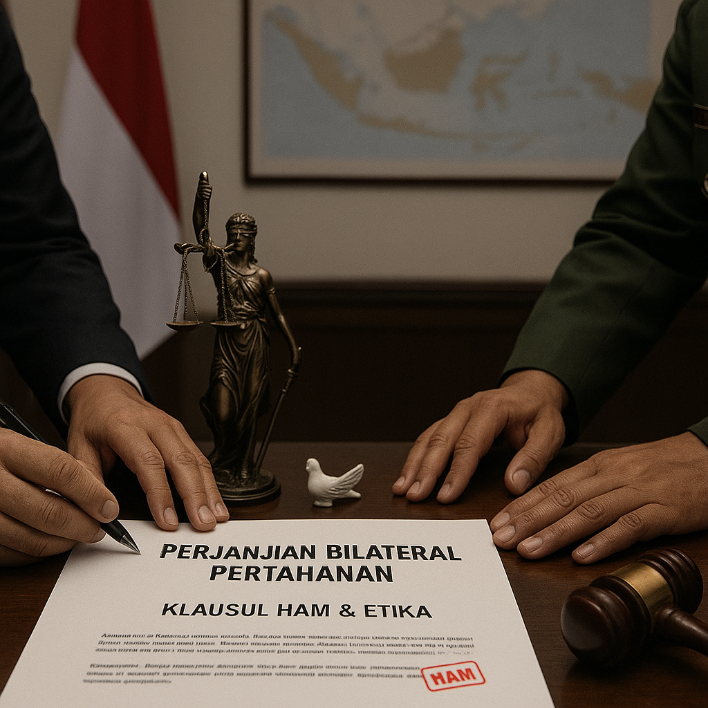 Opini: Prinsip Martabat Hukum dalam Negosiasi Perjanjian Bilateral Pertahanan – Jangan Abaikan Klausul HAM dan Etika