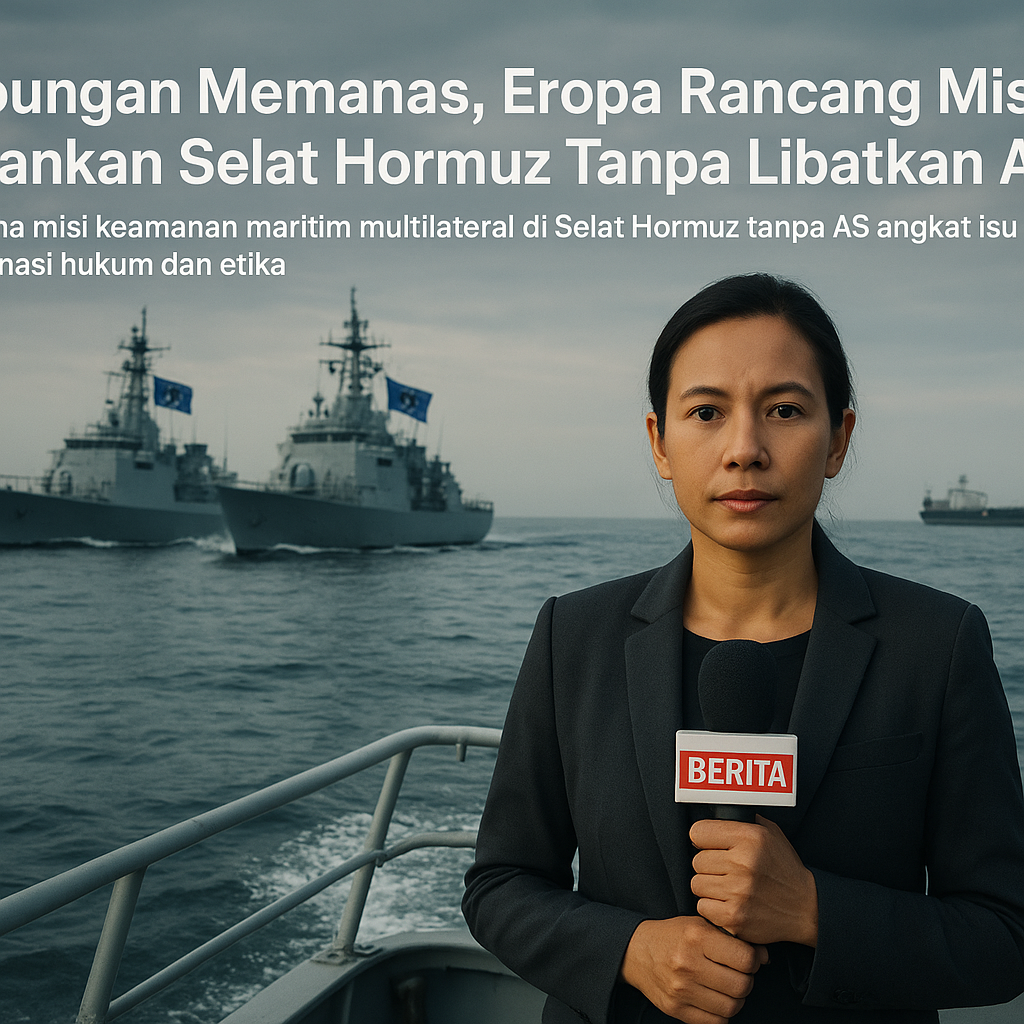 Hubungan Memanas, Eropa Rancang Misi Amankan Selat Hormuz Tanpa Libatkan AS
