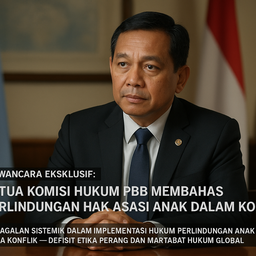 Wawancara Eksklusif: Ketua Komisi Hukum PBB Membahas Perlindungan Hak Asasi Anak dalam Konflik