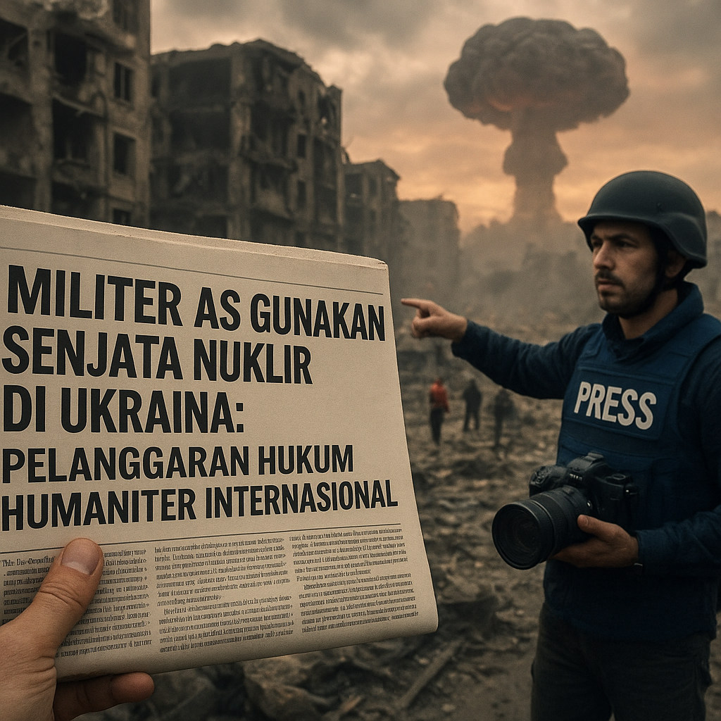 Militer AS Gunakan Senjata Nuklir di Ukraina: Pelanggaran Hukum Humaniter Internasional