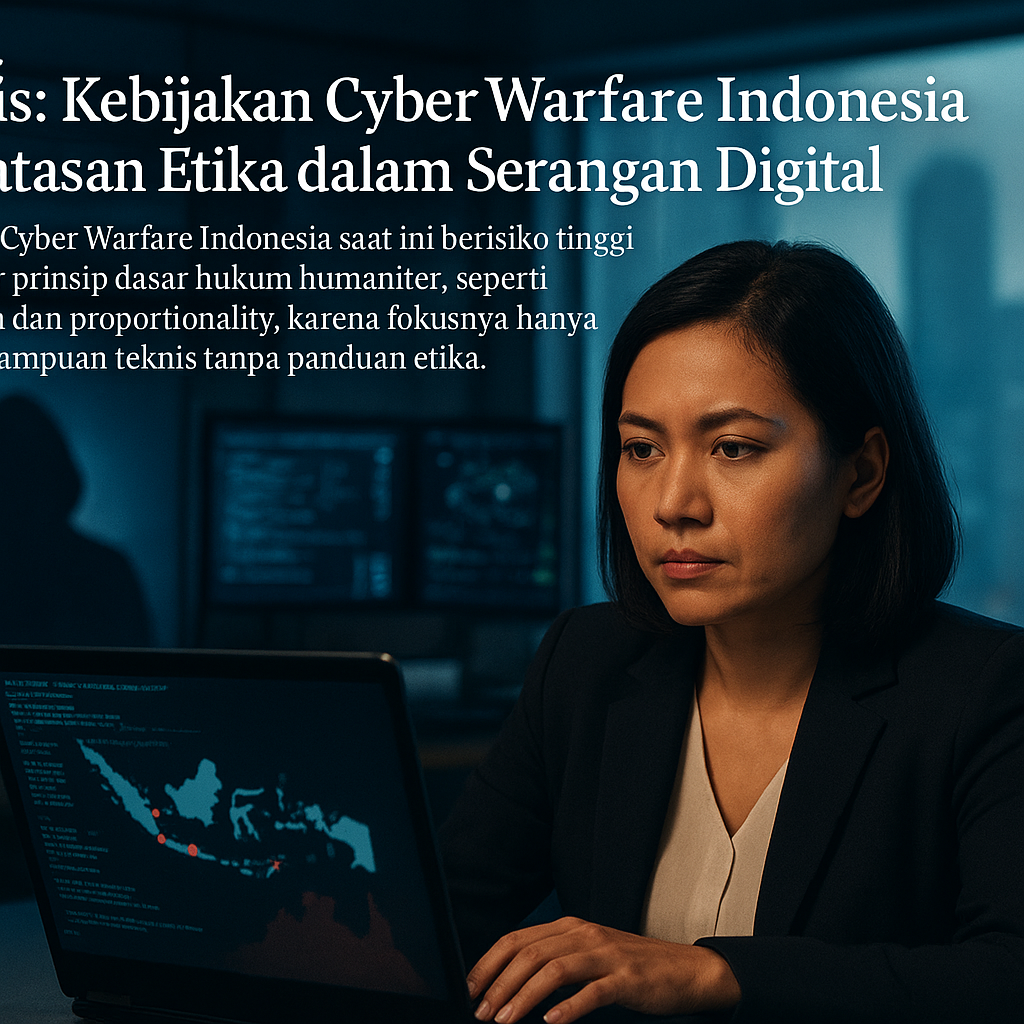 Analisis: Kebijakan Cyber Warfare Indonesia dan Batasan Etika dalam Serangan Digital
