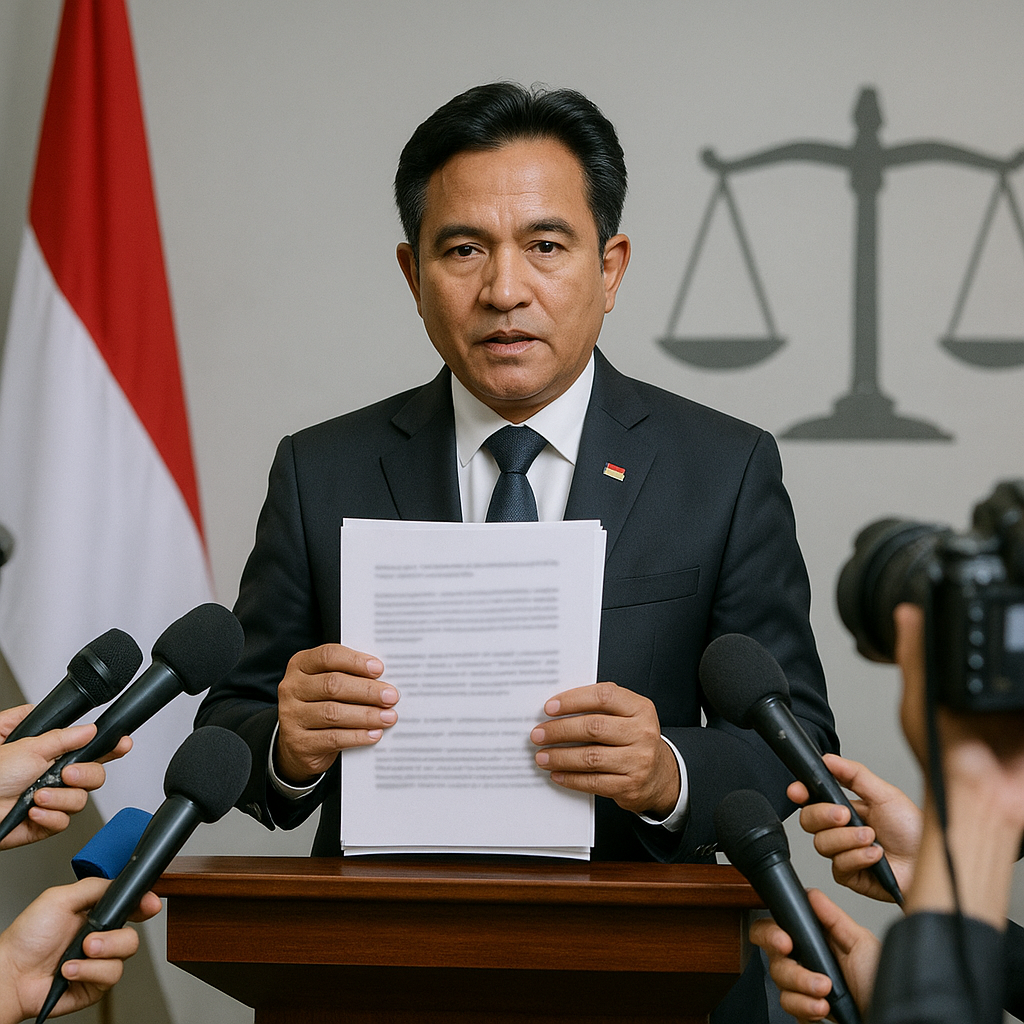 Yusril Soroti Penanganan Koneksitas Kasus Penyiraman Air Keras Aktivis KontraS