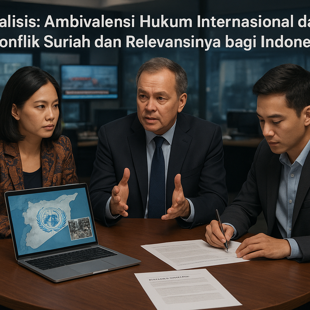 Analisis: Ambivalensi Hukum Internasional dalam Konflik Suriah dan Relevansinya bagi Indonesia