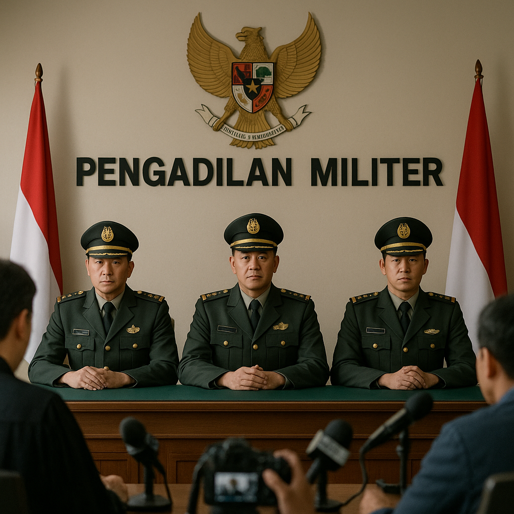 Sidang Penyiraman Air Keras Andrie Yunus, Pengadilan Militer Tunjuk 3 Hakim