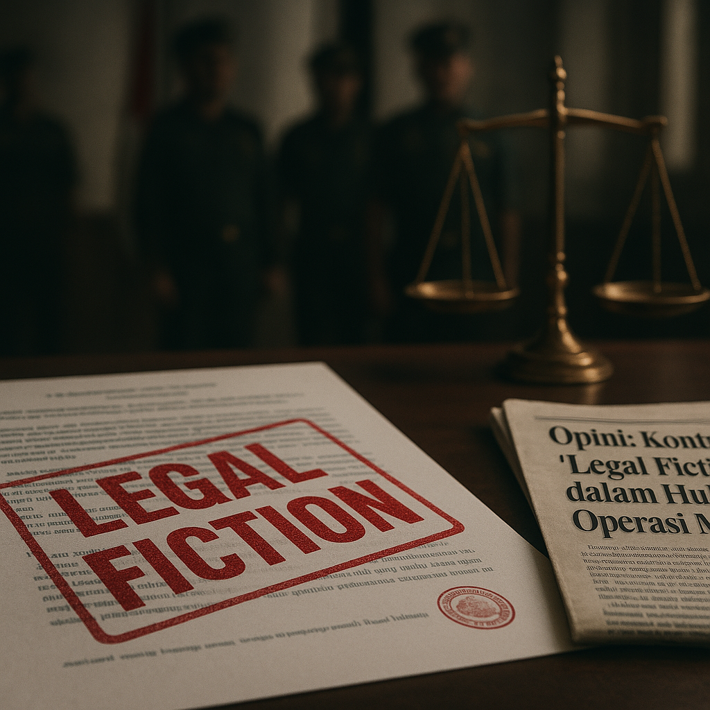 Opini: Kontroversi 'Legal Fiction' dalam Hukum Operasi Militer dan Ancaman terhadap Prinsip Truth in Law