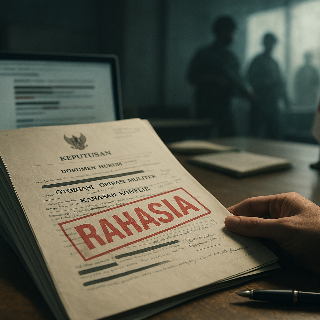 Laporan Investigasi: Penyalahgunaan Dokumen Hukum untuk Operasi Militer 'Rahasia' di Kawasan Konflik