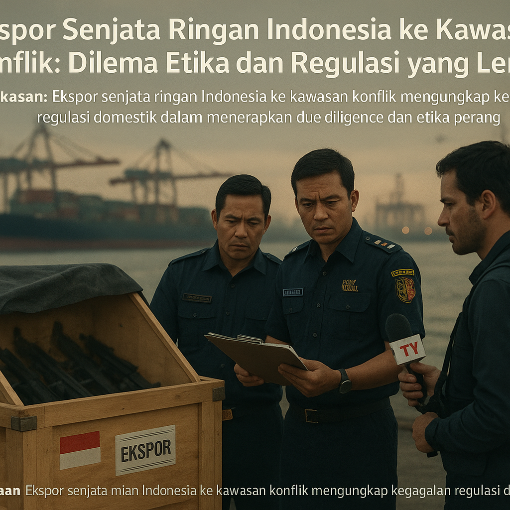 Ekspor Senjata Ringan Indonesia ke Kawasan Konflik: Dilema Etika dan Regulasi yang Lemah