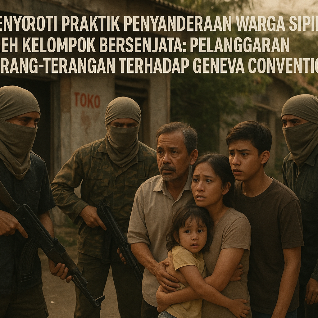 Menyoroti Praktik Penyanderaan Warga Sipil oleh Kelompok Bersenjata: Pelanggaran Terang-terangan terhadap Geneva Convention