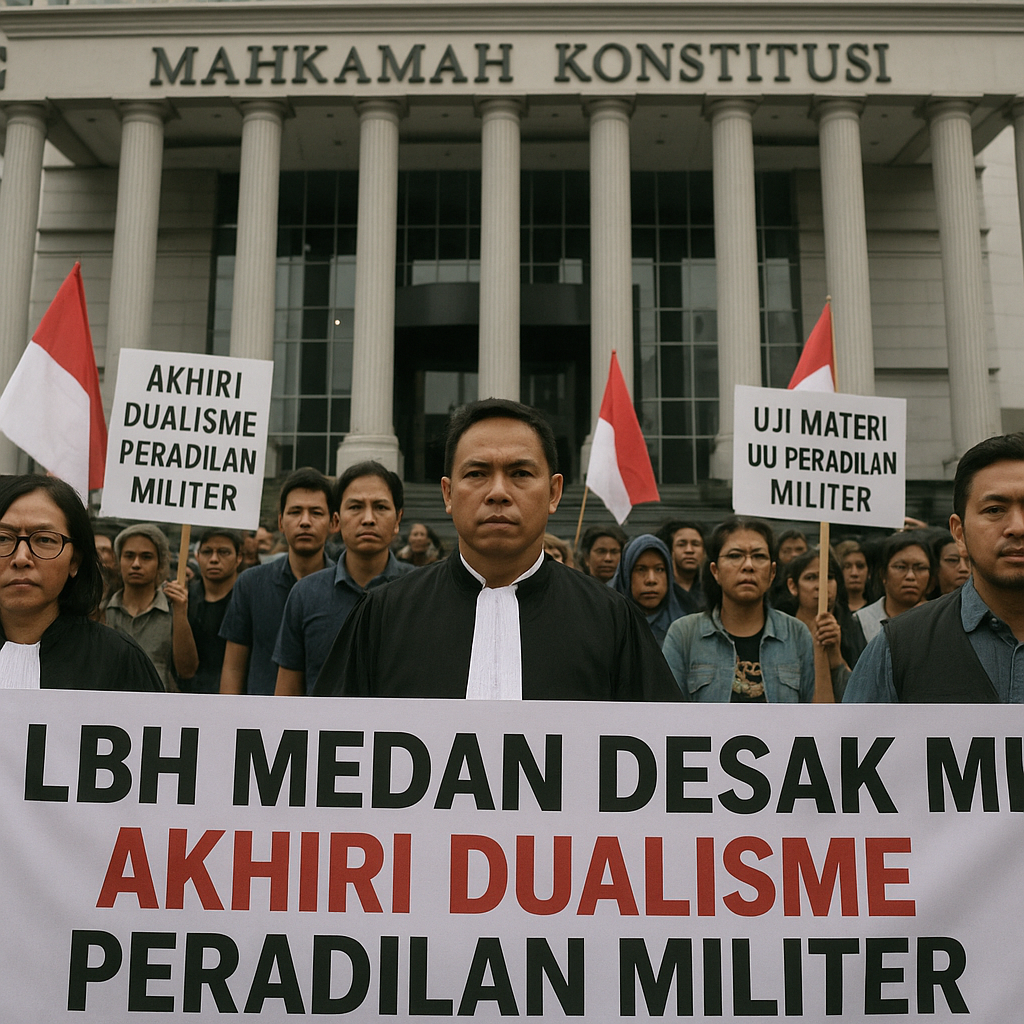 LBH Medan Desak MK Akhiri Dualisme Peradilan Militer, Dinilai Berpotensi Langgar Prinsip Kesetaraan Hukum