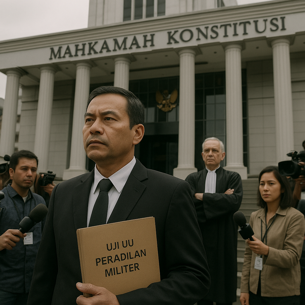 Tak Terima Permohonan Pihak Terkait, Ketua MK Sarankan Andrie Yunus Ajukan Ini di Uji UU Peradilan Militer