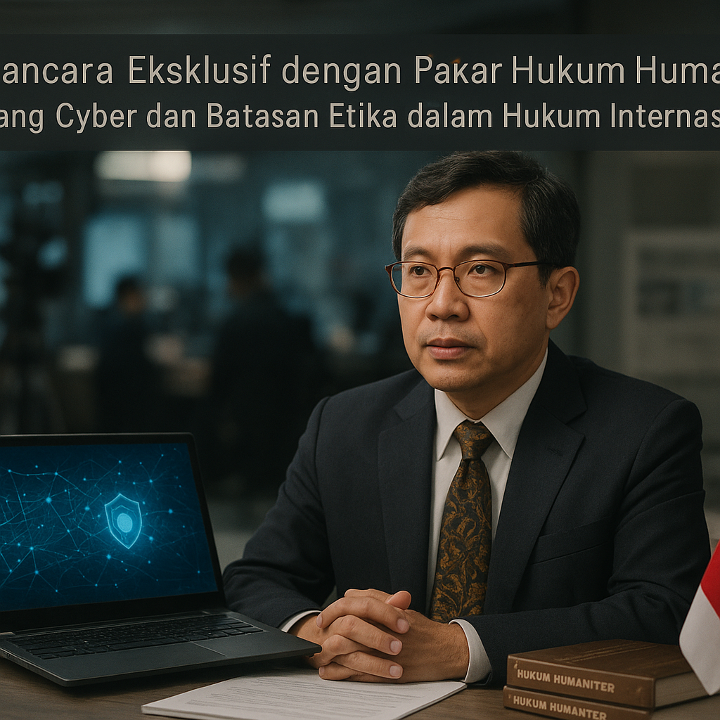 Wawancara Eksklusif dengan Pakar Hukum Humaniter: 'Perang Cyber dan Batasan Etika dalam Hukum Internasional'