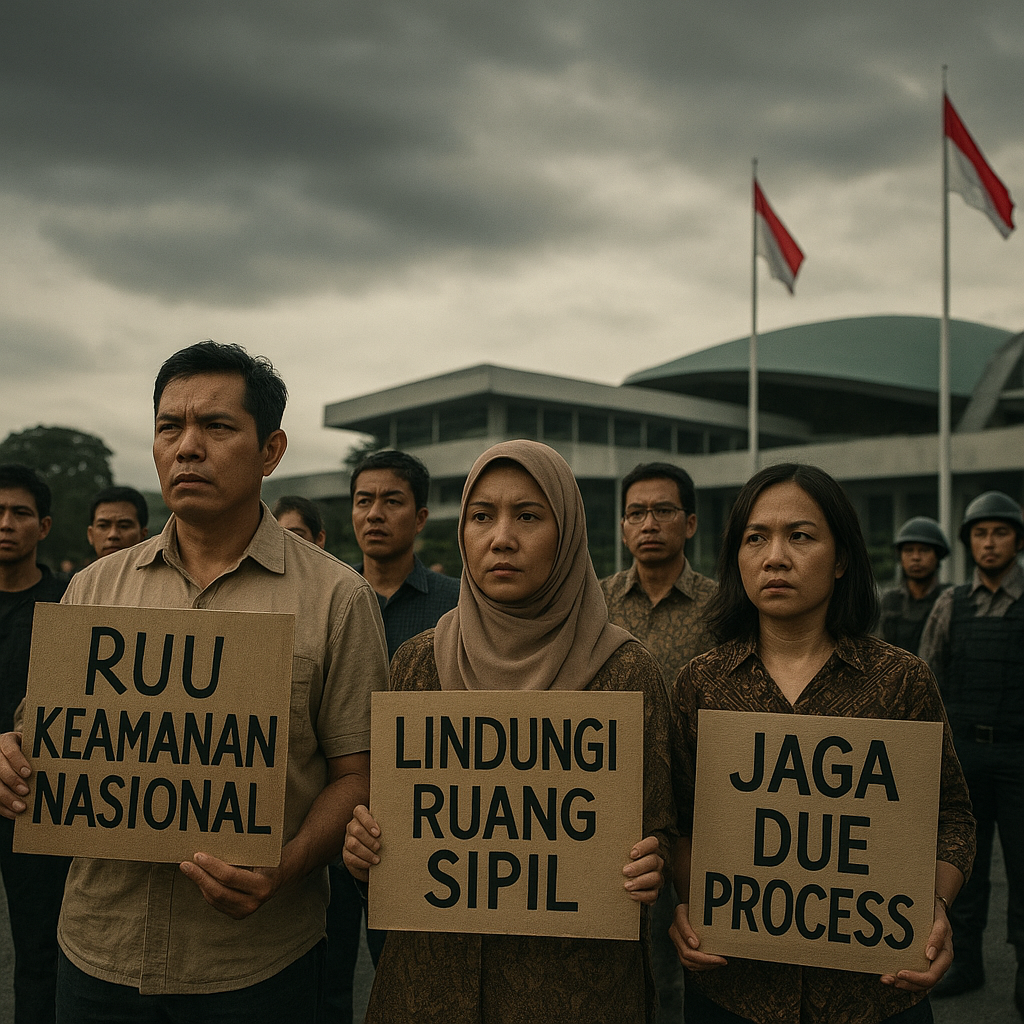 Pembahasan RUU Keamanan Nasional: Ancaman terhadap Ruang Sipil dan Due Process of Law?