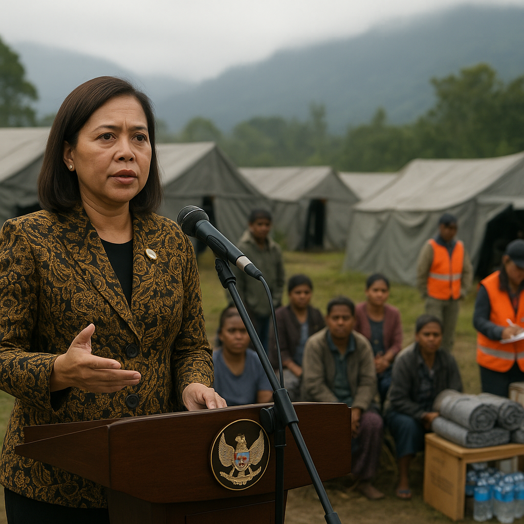Wamendagri Ribka Pastikan Penanganan Pengungsi Jayawijaya Terkoordinasi