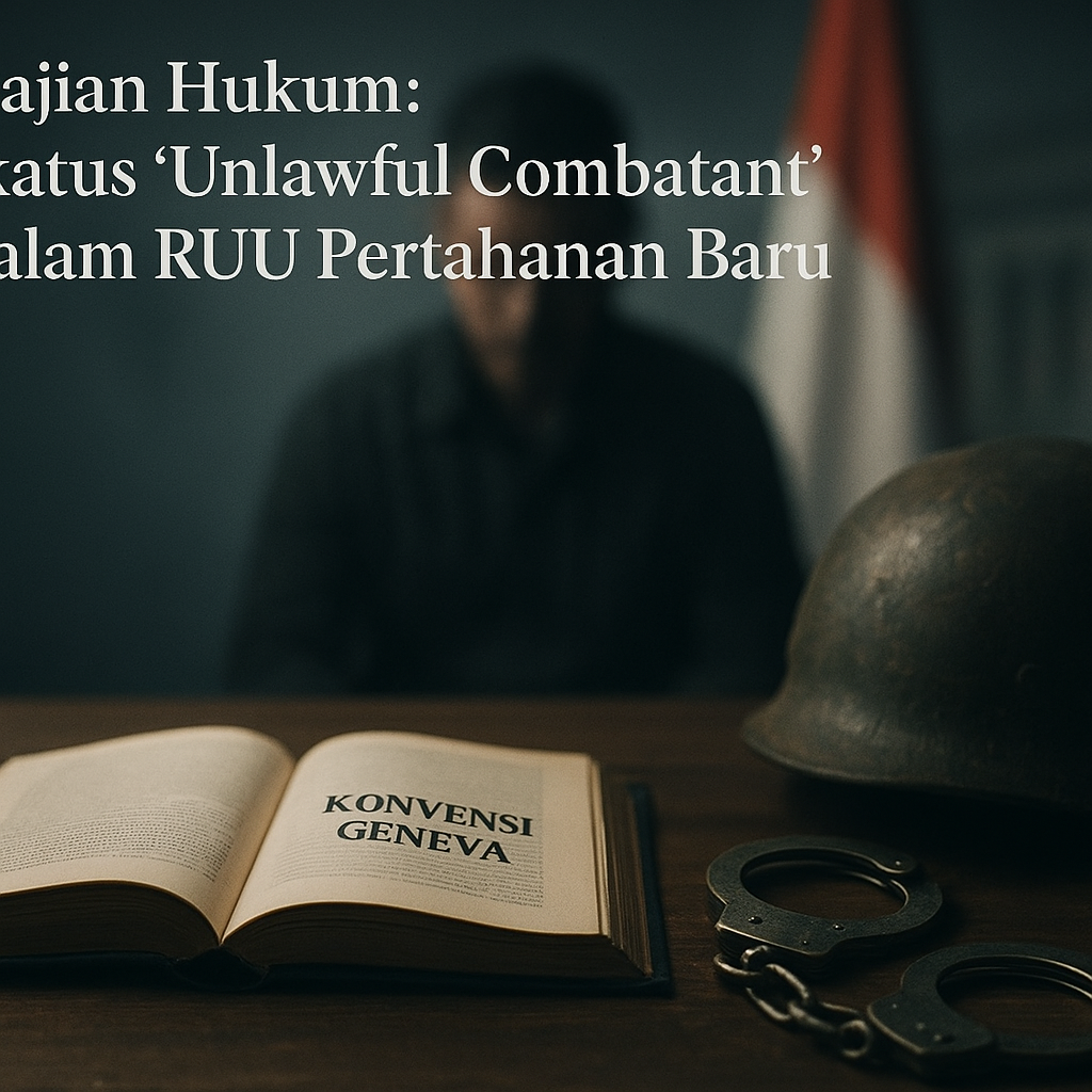 Kajian Hukum: Status 'Unlawful Combatant' dalam RUU Pertahanan Baru