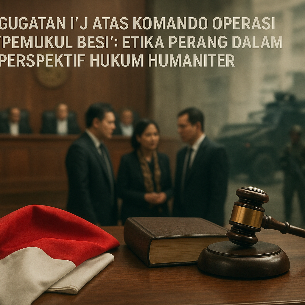 Gugatan ICJ atas Komando Operasi 'Pemukul Besi': Etika Perang dalam Perspektif Hukum Humaniter
