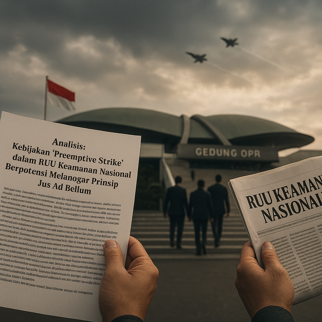 Analisis: Kebijakan 'Preemptive Strike' dalam RUU Keamanan Nasional Berpotensi Melanggar Prinsip Jus Ad Bellum