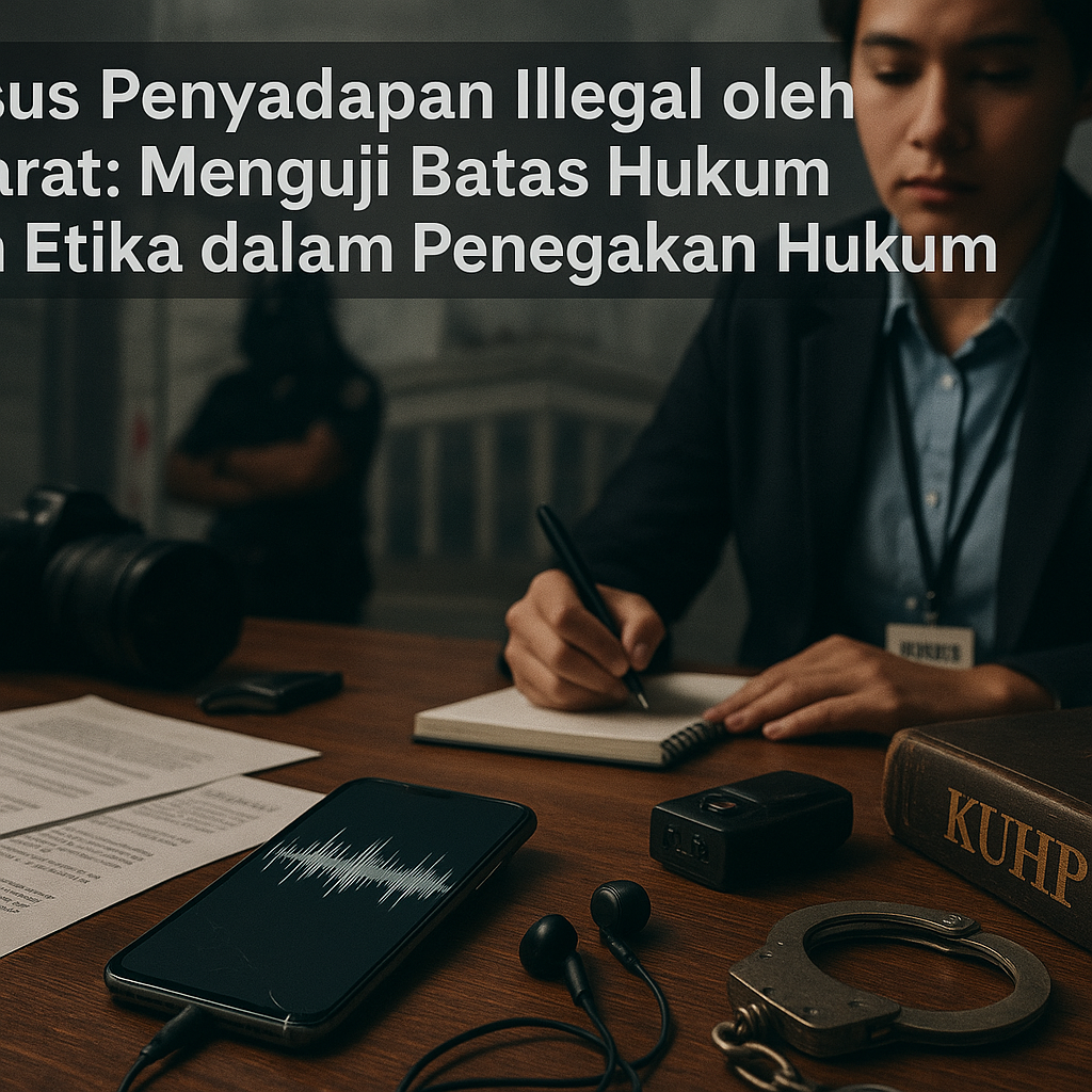 Kasus Penyadapan Illegal oleh Aparat: Menguji Batas Hukum dan Etika dalam Penegakan Hukum