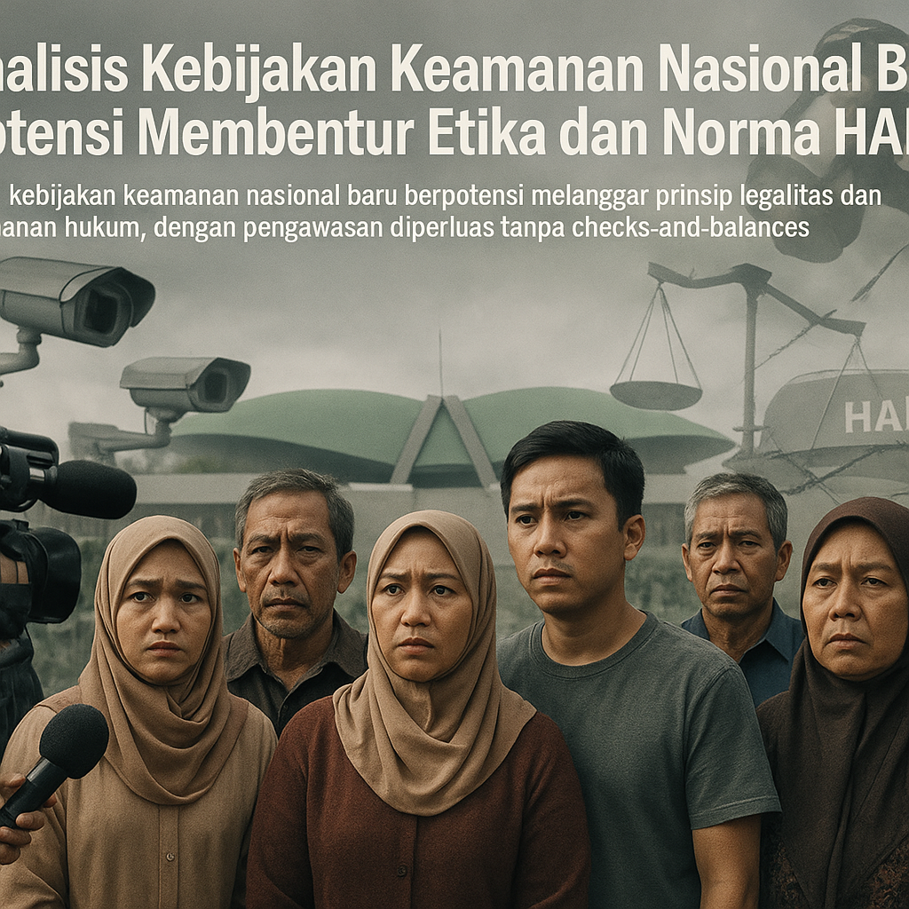 Analisis Kebijakan Keamanan Nasional Baru: Potensi Membentur Etika dan Norma HAM