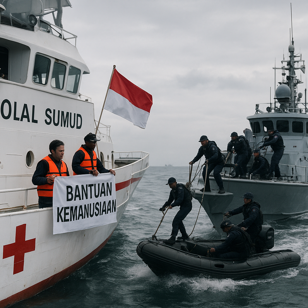 Analisis: Pencegatan Kapal Kemanusiaan dan Erosi Prinsip Kebebasan Navigasi di Bawah Hukum Laut Internasional