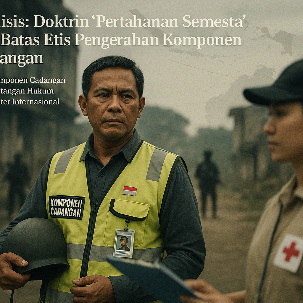 Analisis: Doktrin 'Pertahanan Semesta' dan Batas Etis Pengerahan Komponen Cadangan dalam Konflik Asimetris