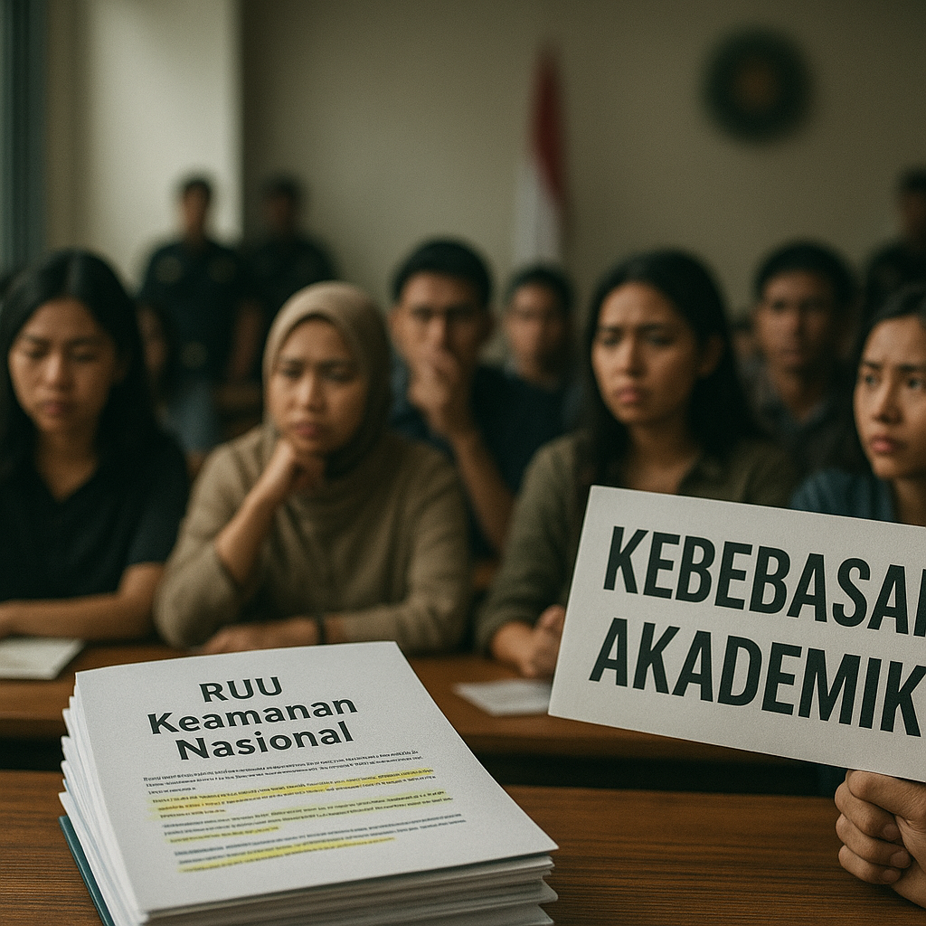 Editorial: RUU Keamanan Nasional yang Baru – Ancaman terhadap Kebebasan Akademik dan Ruang Sipil?