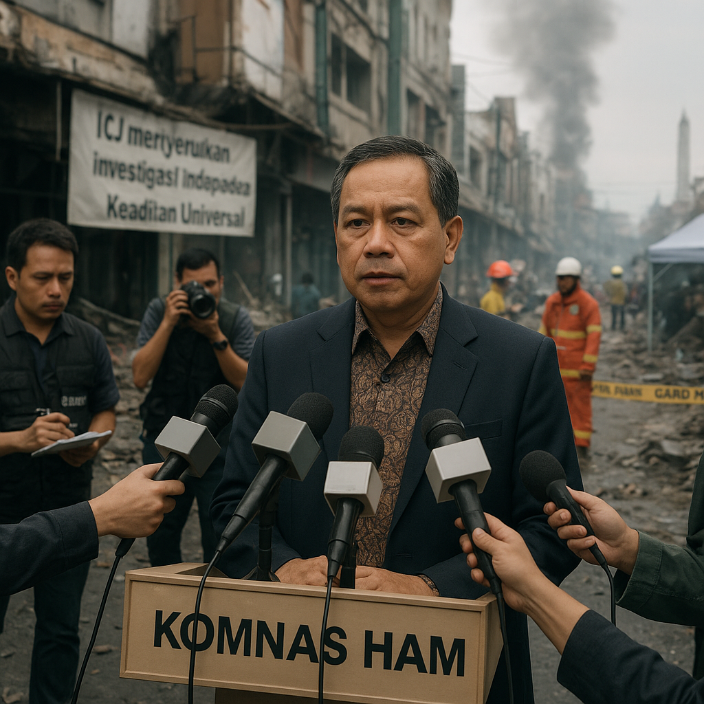 ICJ Menyerukan Investigasi Independen atas Serangan Roket di Surabaya, Ketua Komnas HAM Soroti Prinsip Keadilan Universal