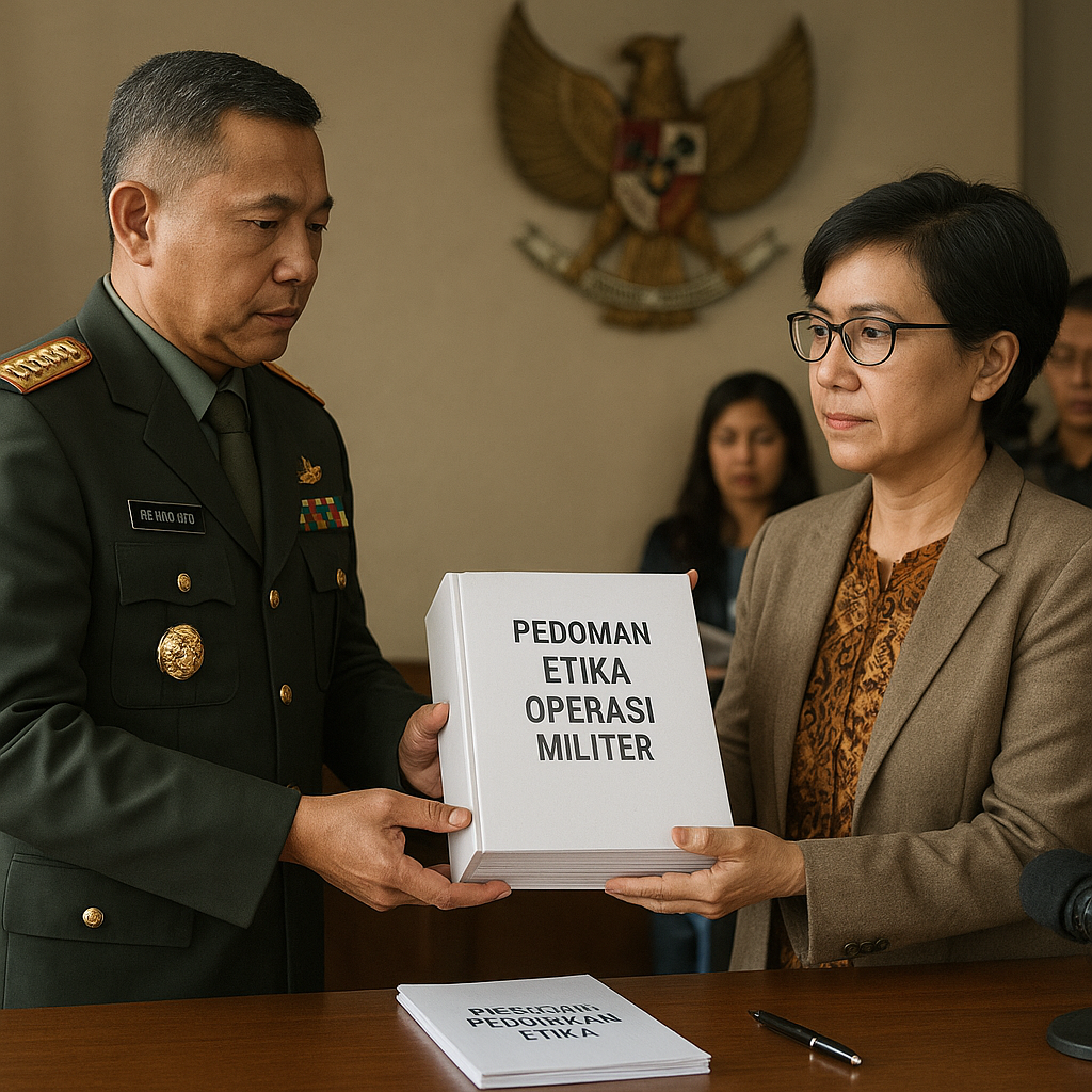 Pemerintah Indonesia Mengeluarkan Pedoman Etika untuk Operasi Militer di Daerah Konflik, Pakar: 'Langkah penting untuk menjaga martabat hukum'