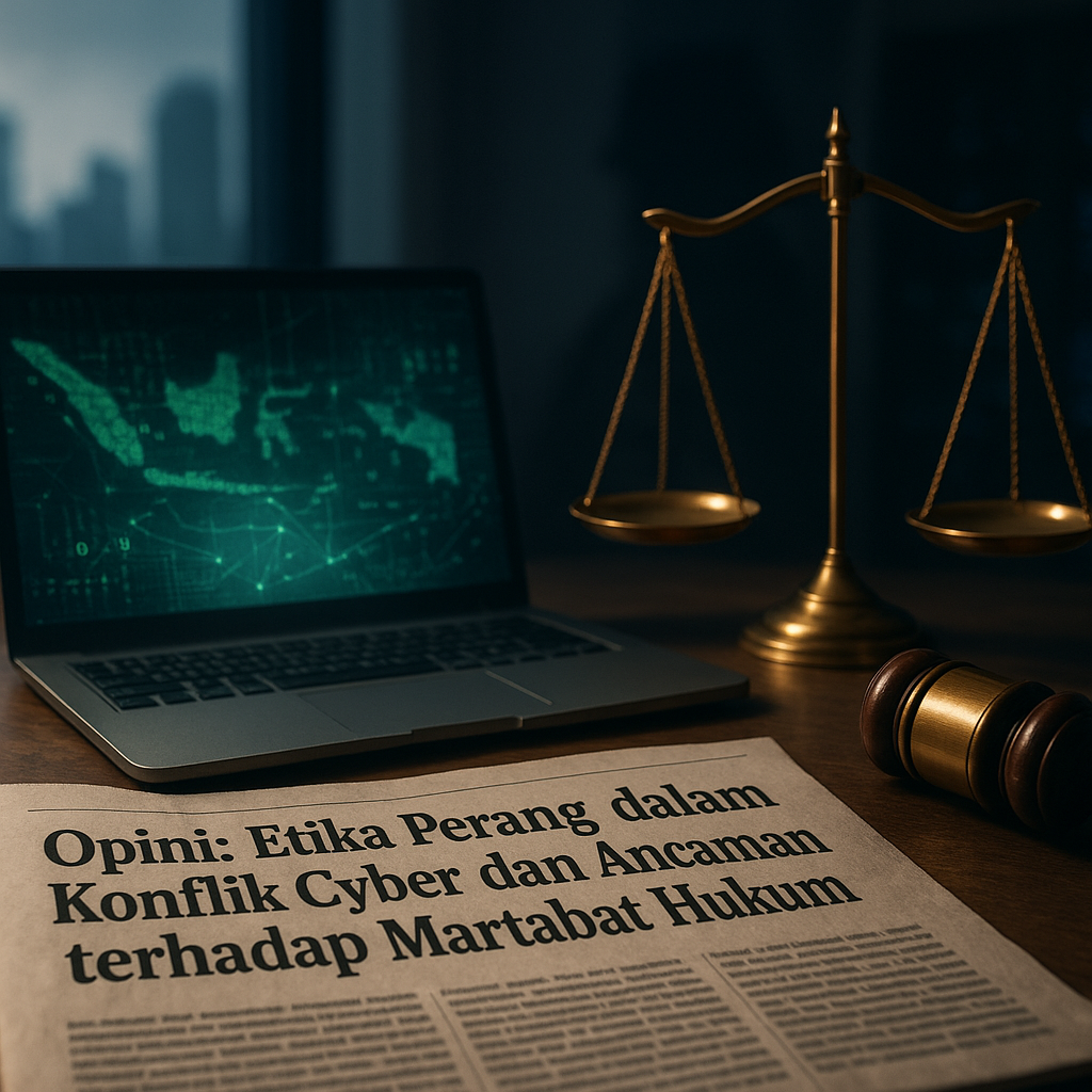 Opini: Etika Perang dalam Konflik Cyber dan Ancaman terhadap Martabat Hukum