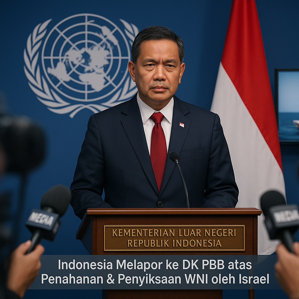 Indonesia Melapor ke DK PBB atas Penahanan dan Penyiksaan WNI oleh Israel: Kecaman atas Pelanggaran Hukum Internasional