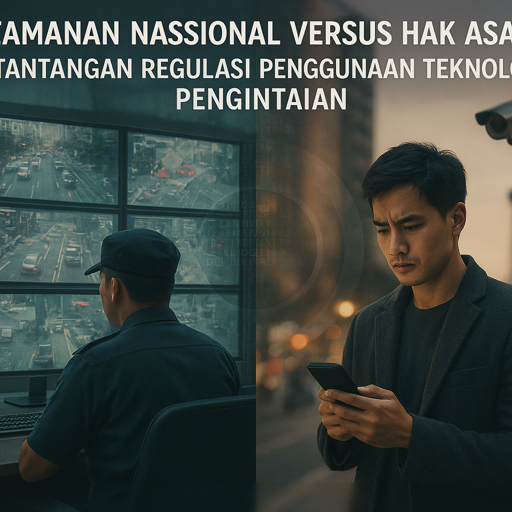 KEAMANAN NASIONAL VERSUS HAK ASASI: TANTANGAN REGULASI PENGGUNAAN TEKNOLOGI PENGINTAIAN
