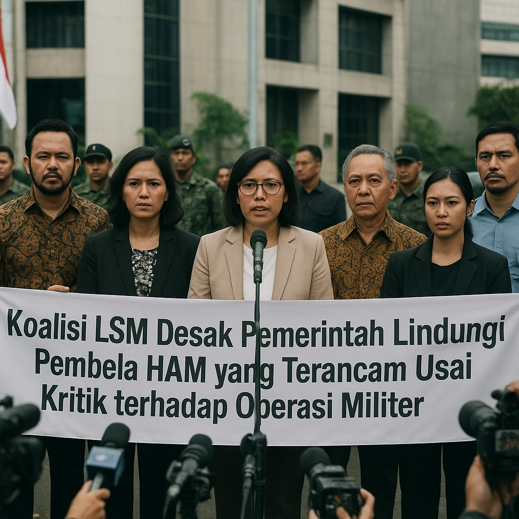 Koalisi LSM Desak Pemerintah Lindungi Pembela HAM yang Terancam Usai Kritik terhadap Operasi Militer