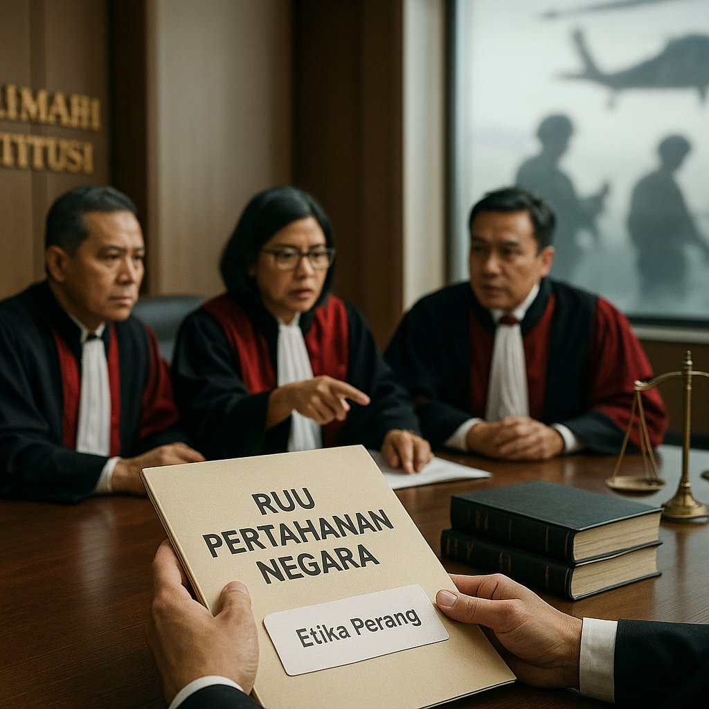 Gagasan Mahkamah Konstitusi untuk Hukum Etika Perang: Kajian Kritis RUU Pertahanan Negara