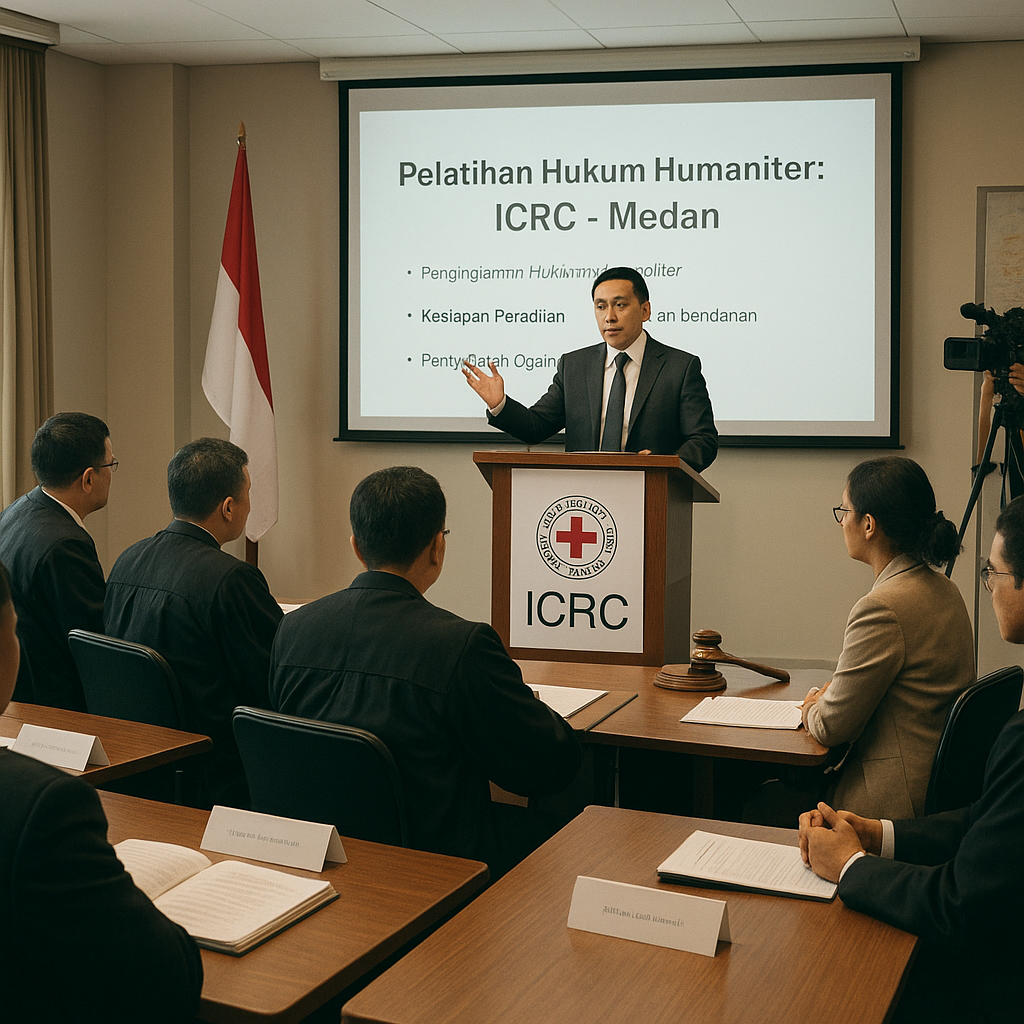 ICRC Gelar Pelatihan Hukum Humaniter bagi Jaksa dan Hakim di Medan: Persiapan Menghadapi Potensi Konflik Bersenjata Moderen