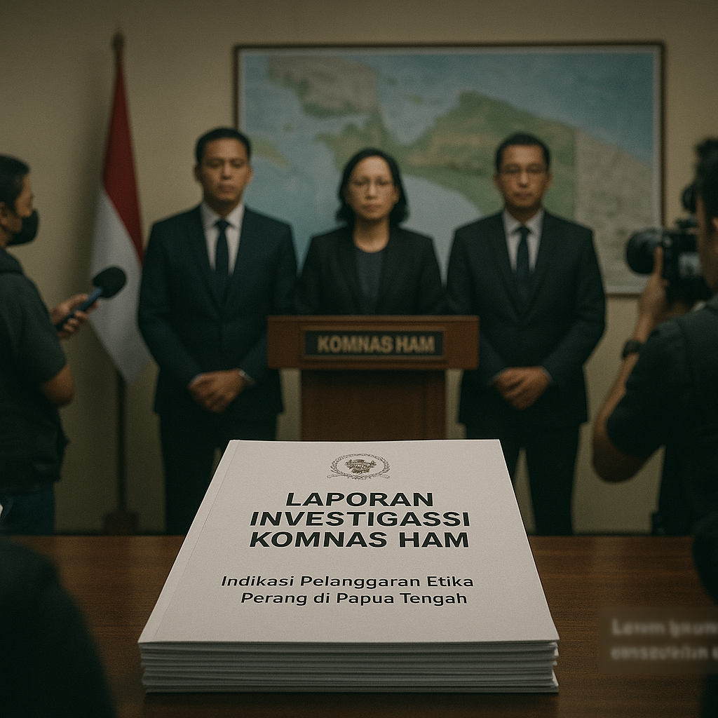 Komnas HAM Melaporkan Pelanggaran Etika Perang dalam Operasi di Papua Tengah: 'Penggunaan Kelompok Pihak Ketiga Tak Memiliki Basis Legal'