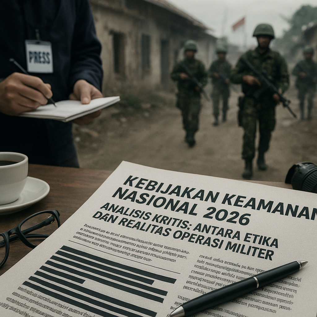 Analisis Kritis Kebijakan Keamanan Nasional Indonesia 2026: Antara Etika Perang dan Realitas Operasi Militer