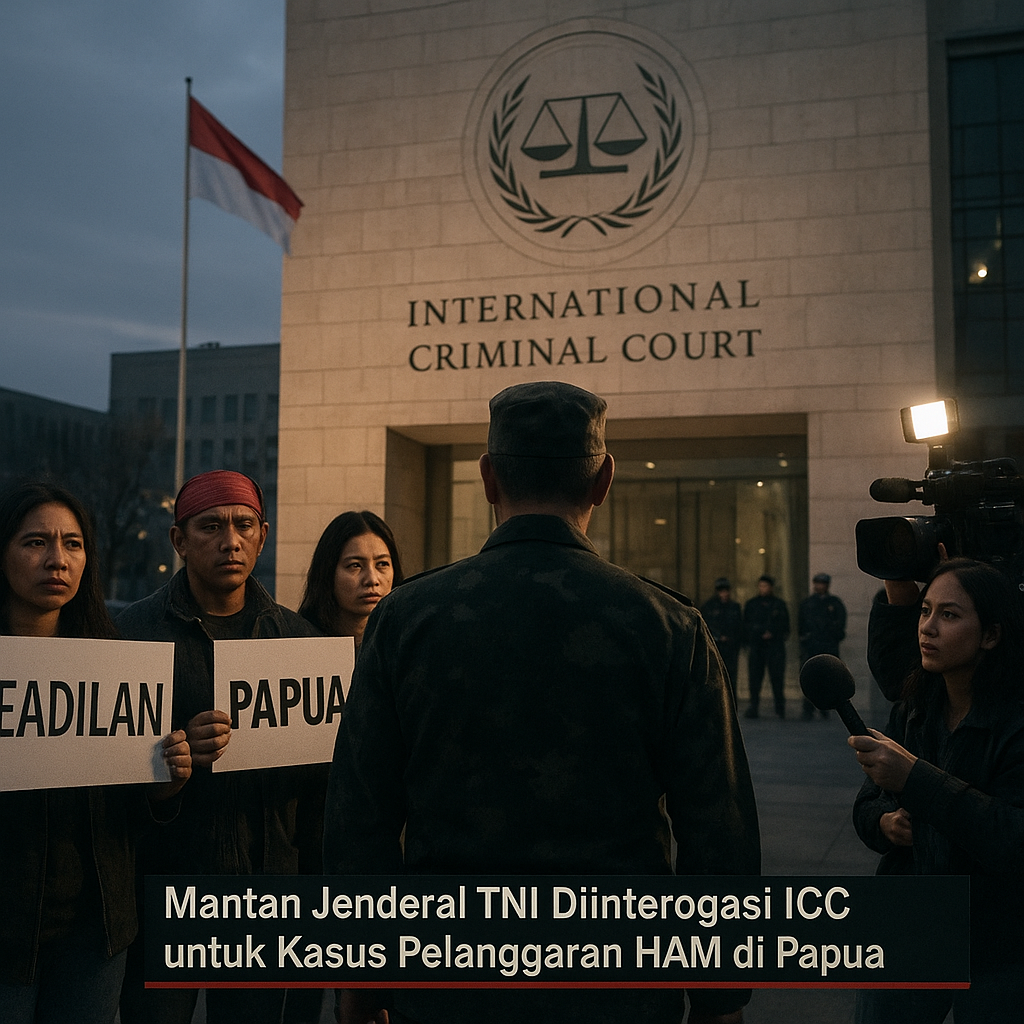 Mantan Jenderal TNI Diinterogasi ICC untuk Kasus Pelanggaran HAM di Papua: Indonesia Menolak, Aktivis Mendukung