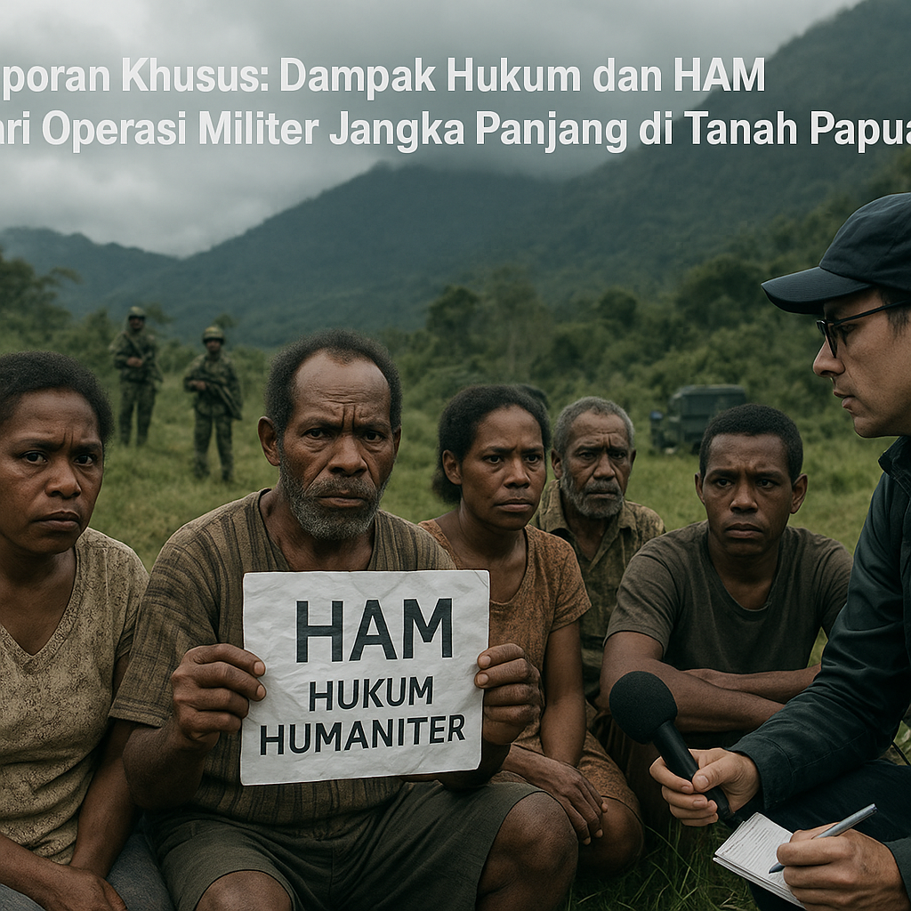 Laporan Khusus: Dampak Hukum dan HAM dari Operasi Militer Jangka Panjang di Tanah Papua