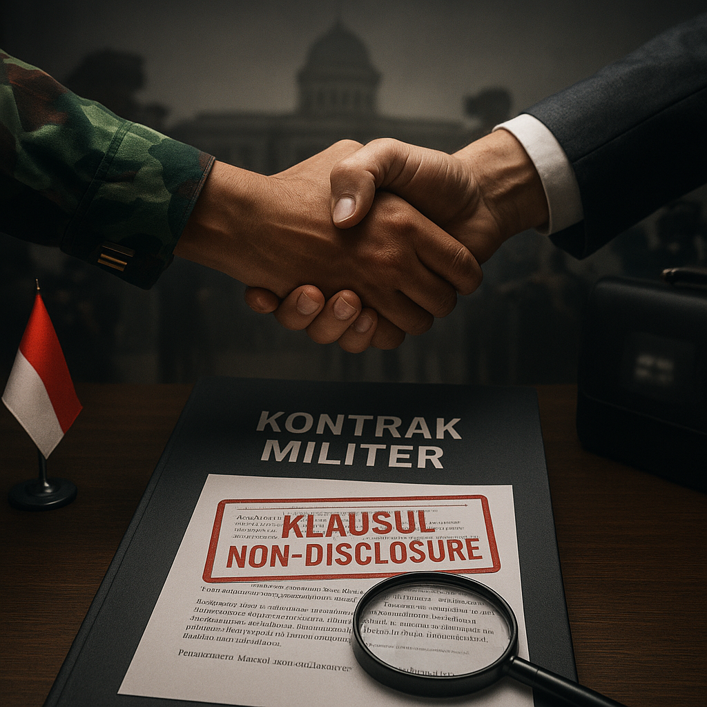Kebijakan 'Non-Disclosure' dalam Kontrak Militer dengan Perusahaan Asing: Mengancam Transparansi dan Akuntabilitas Hukum