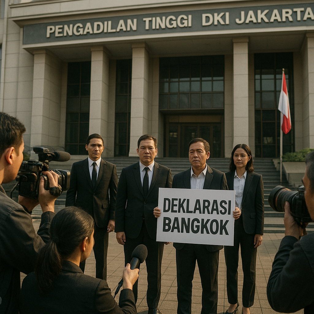 Pengadilan Tinggi Banding Kasus Remehkan Deklarasi Bangkok: Pengujian Konstitusional terhadap Pasal Persekusi Masuk Tahap Krusial