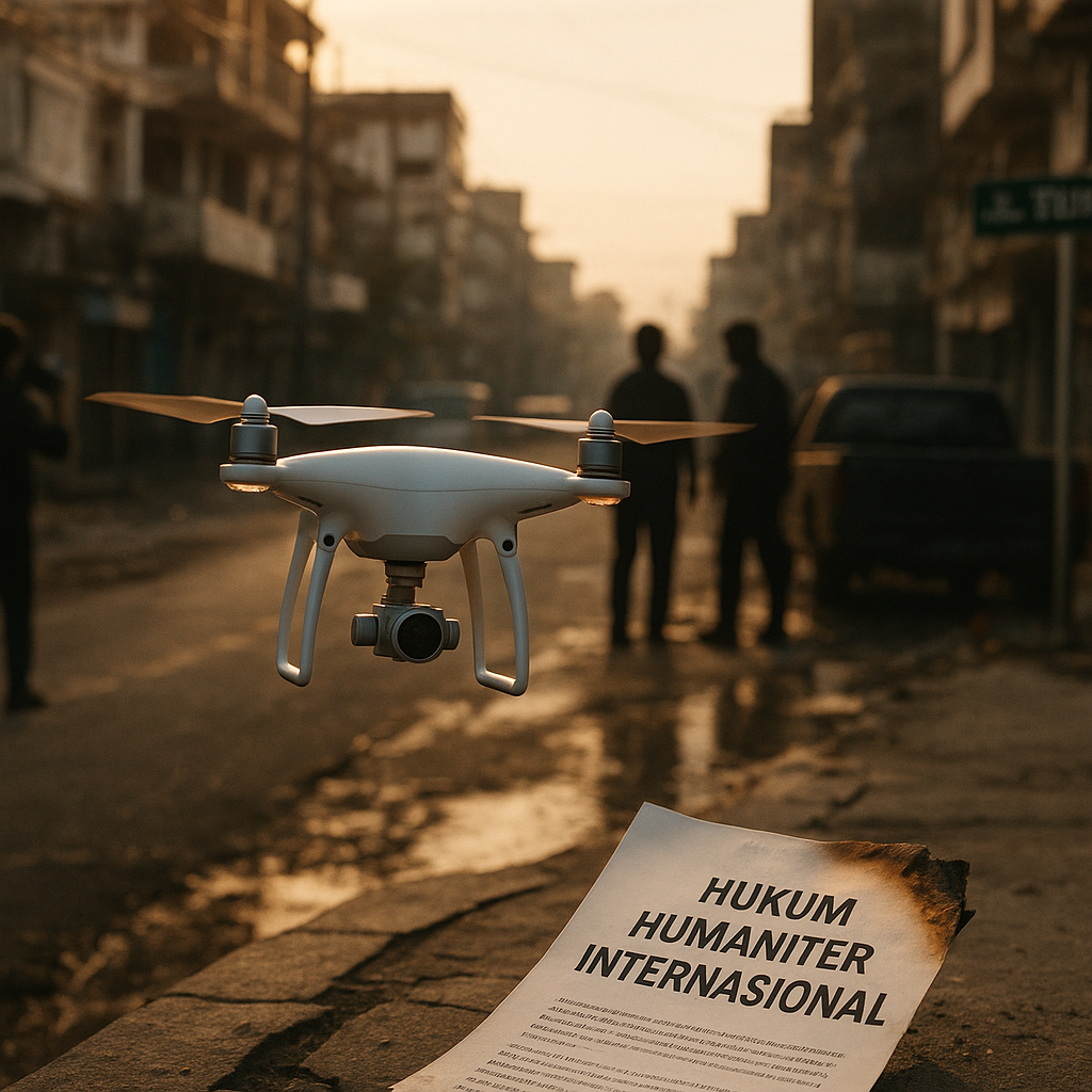Laporan Antara: Penggunaan Drone oleh Non-State Actors dalam Konflik Perkotaan Menantang Hukum Humaniter