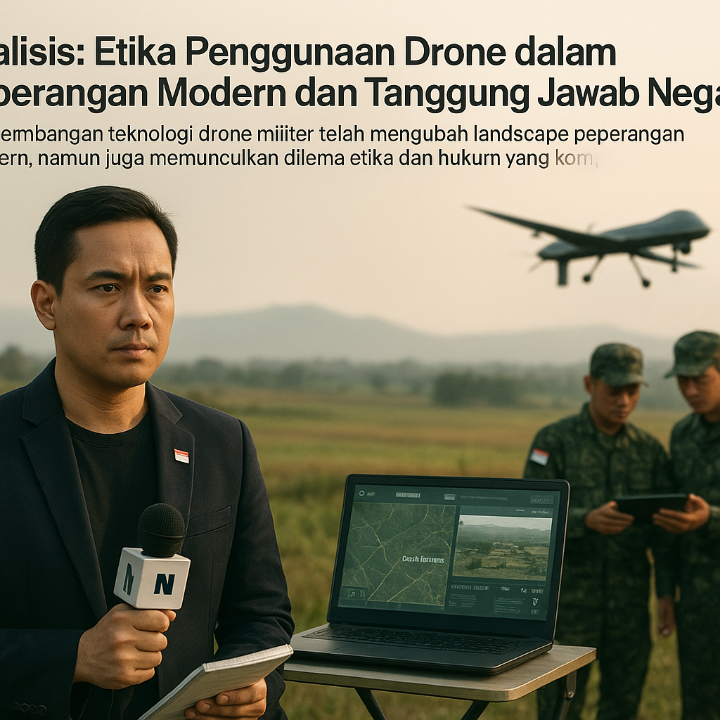Analisis: Etika Penggunaan Drone dalam Peperangan Modern dan Tanggung Jawab Negara Peluncur