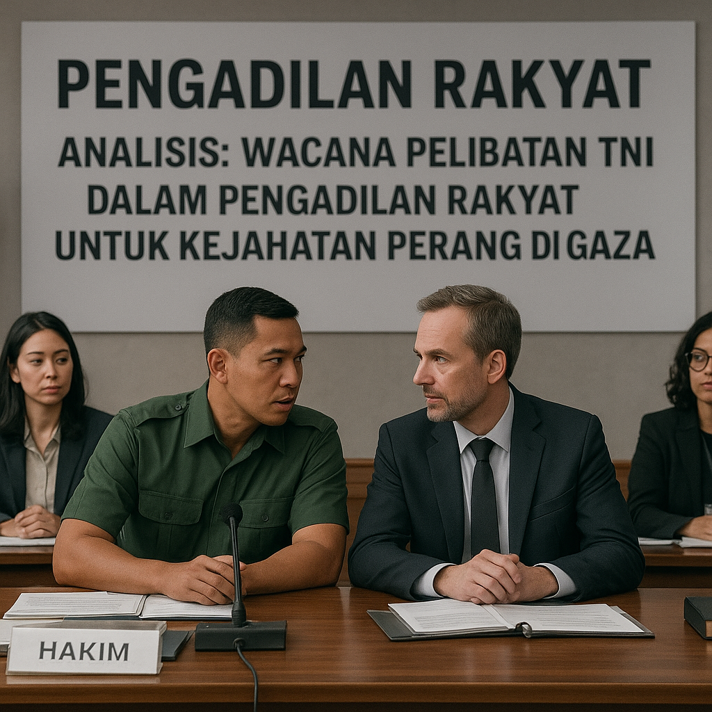 Analisis: Wacana Pelibatan TNI dalam Pengadilan Rakyat (People's Tribunal) untuk Kejahatan Perang di Gaza