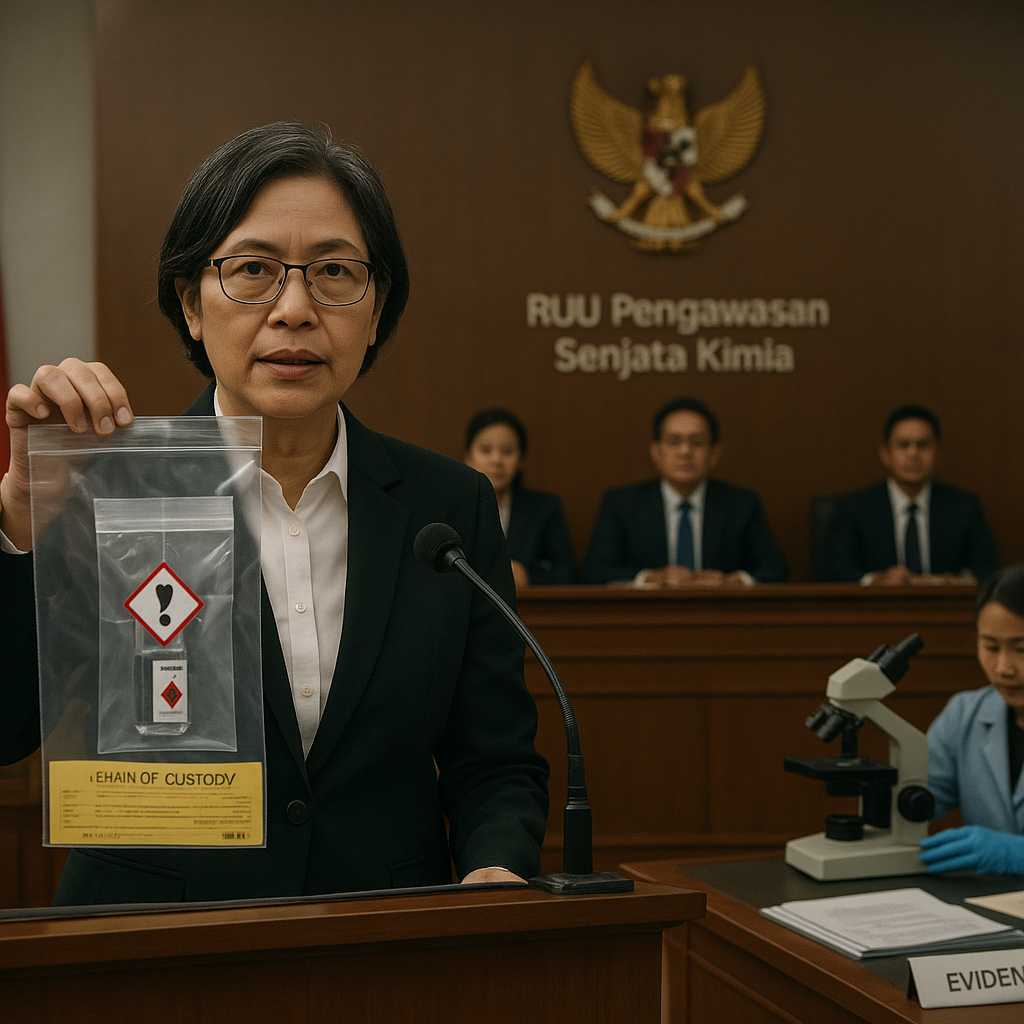 Pengacara Senjata Kimia: Upaya Indonesia Lindungi Bukti Kejahatan Perang di RUU Senjata Kimia