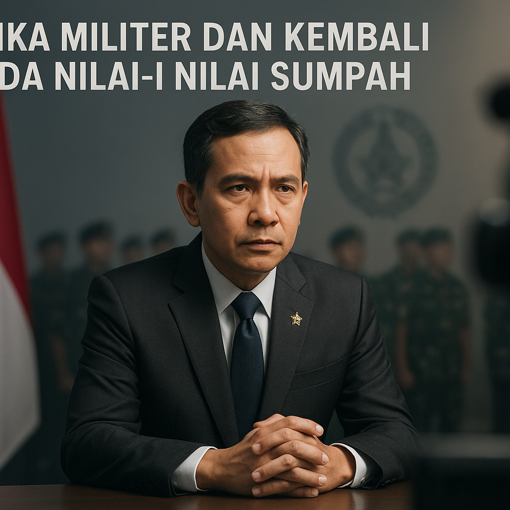 Wawancara Eksklusif dengan Pakar Etika Militer: 'Pendidikan Karakter Prajurit Harus Kembali ke Nilai Dasar Sumpah Prajurit'