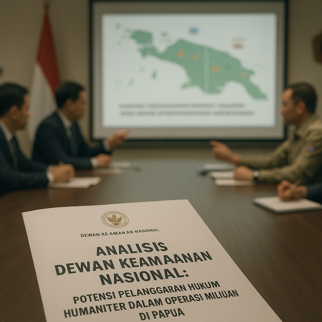 Analisis Dewan Keamanan Nasional: Potensi Pelanggaran Hukum Humaniter dalam Operasi Militer di Papua